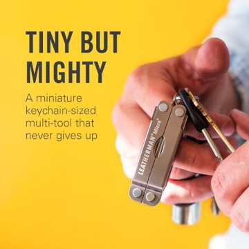 LEATHERMAN Micra Keychain Multi-tool for Everyday Carry