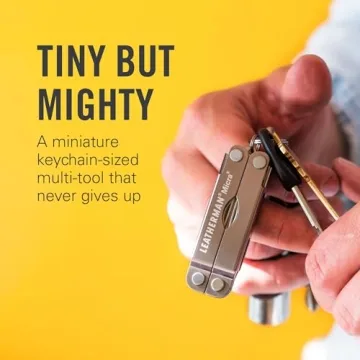 LEATHERMAN Micra Keychain Multi-tool for Everyday Carry