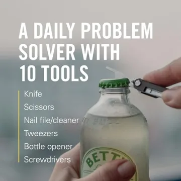 LEATHERMAN Micra Keychain Multi-tool for Everyday Carry