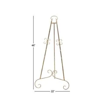 Deco 79 Gold Display Stand Easel for Traditional Homes