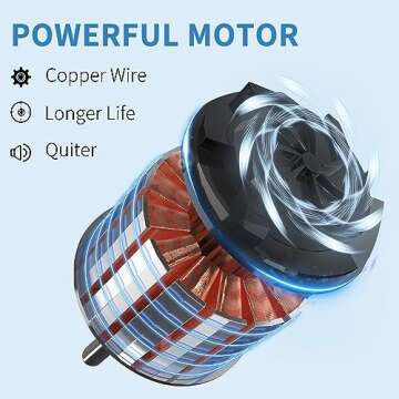 Lanchez 1/2 HP Submersible Water Sump Pump 3330 GPH with Built-in Float Switch for Clean Water Draining Transfer, 25ft Power Cord