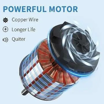 Lanchez 1/2 HP Submersible Water Sump Pump 3330 GPH with Built-in Float Switch for Clean Water Draining Transfer, 25ft Power Cord