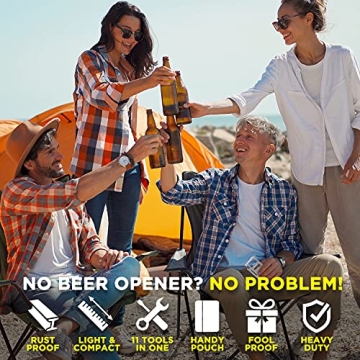 Ultimate 11-in-1 Survival Multitool for Men by GUARDMAN