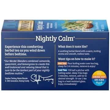 Twinings Nightly Calm Herbal Tea - Caffeine-Free Bliss