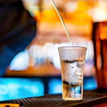 Ruckae 12 Pack 2 OZ Shot Glasses Set Clear Shot Glasses Bulk with Heavy Base Bar Cone Glass Shot Cups for Vodka Tequila Whiskey Liquor (Cone Shaped)