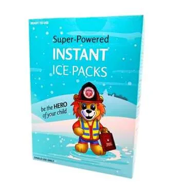 Kids First Aid Kit with Instant Ice Packs for Travel