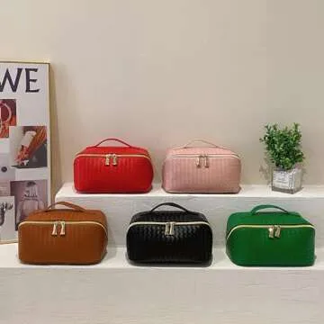Stylish Waterproof Large Makeup Bag for Travel Use