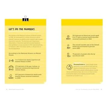 Mental Health Journal for Men with Creative Prompts