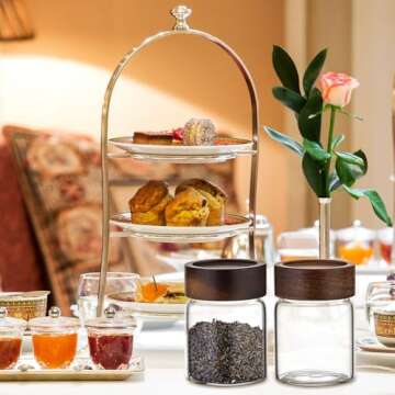 Glass Spice Jars with Airtight Lids for Kitchen Organization