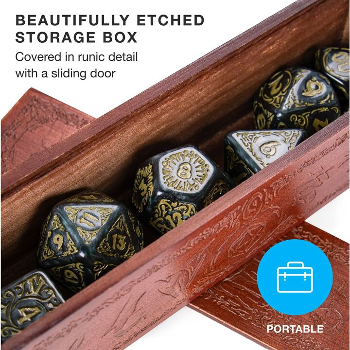 Wiz Dice Titan Jumbo Polyhedral Dice Set