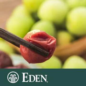 Eden Umeboshi Plum, Japanese Pickled Plum, Wakayama Grown, Whole, Traditionally Made in Japan, No MSG, No Chemical Additives, 7.05 oz