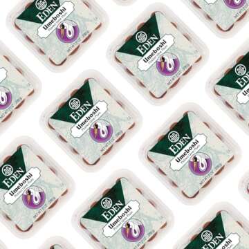 Eden Umeboshi Plum, Japanese Pickled Plum, Wakayama Grown, Whole, Traditionally Made in Japan, No MSG, No Chemical Additives, 7.05 oz