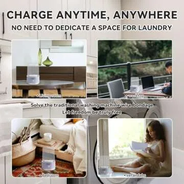 Portable Mini Washing Machine for Small Laundry Needs