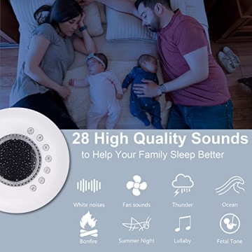 FamiSym White Noise Machine for Kids with Soothing Sounds