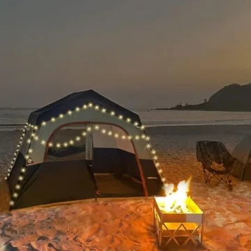 HIKERGARDEN 6-Person Camping Tent Windproof Easy Setup