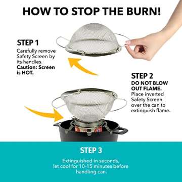 Sterno 70277 Smores Maker Jr Table Top Smores Fire Pit, Portable, Cordless, Food-Safe, Great for Outdoors or Indoors - Jr Size, Black