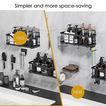 PIMVANS Shower Caddy - Stylish Stainless Steel Organizer