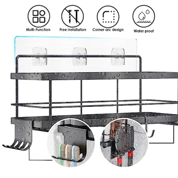 PIMVANS Shower Caddy - Stylish Stainless Steel Organizer