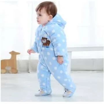 Cute Winter Infant Jumpsuit Outfit for Newborns