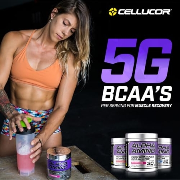 Cellucor Alpha Amino EAA & BCAA Powder | Fruit Punch Flavor