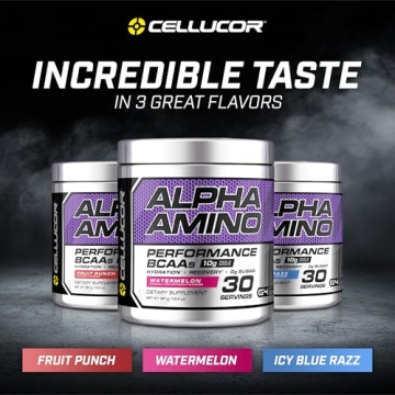 Cellucor Alpha Amino EAA & BCAA Powder | Fruit Punch Flavor