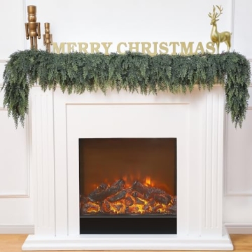 Realistic Cedar Garland for Christmas - 6 Feet