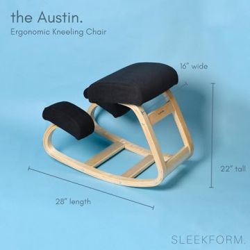 Ergonomic Sleekform Austin Kneeling Chair for Active Sitting