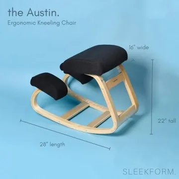 Ergonomic Sleekform Austin Kneeling Chair for Active Sitting