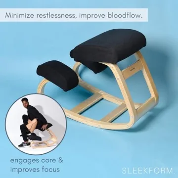 Ergonomic Sleekform Austin Kneeling Chair for Active Sitting