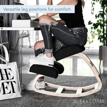 Ergonomic Sleekform Austin Kneeling Chair for Active Sitting