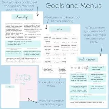 Pland Studio All-In-One 90 Day Goal Planner, Guided Journal with Prompts, Daily Journal Notebook and Hourly Planner! Fitness, Self Care Wellness, Productivity Diary, Mental Health, Gratitude Journal,