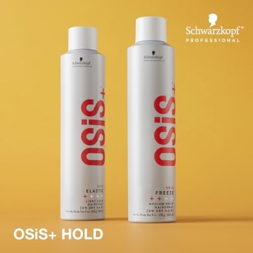 OSiS+ Elastic Light Hold Hairspray 9oz - | Heat Protection and Shine | All Hair Types