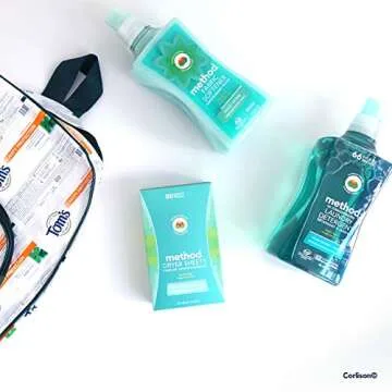 Method Concentrated Laundry Detergent, Beach Sage, 66 Loads (4 Count), 53.5 Fl Oz (Pack of 4)