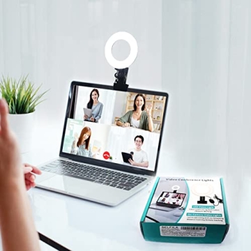 Dimmable LED Ring Light for Perfect Video Calls and Content Creation