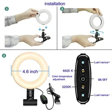 Dimmable LED Ring Light for Superior Conference Lighting