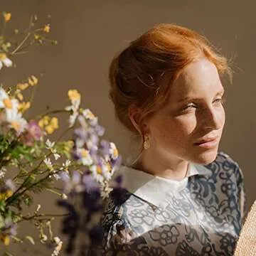 Stylish Moodear Gold Chrysanthemum Earrings for Her