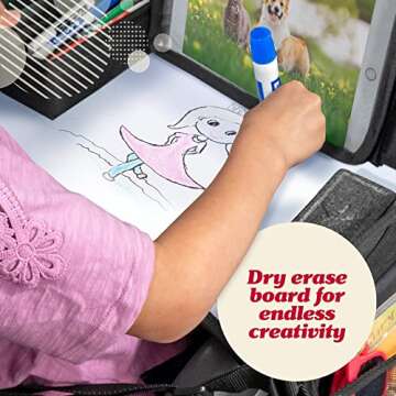 Kids Travel Tray for Car Seats & Airplanes - Durable & Fun