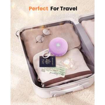Dreamegg Baby Sleep Soother - Portable White Noise Machine Sound Machine Baby, Features Powerful Battery, 21 Soothing Sound, Noise Canceling for Office & Sleeping, Home, Travel, Gift