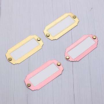 KSCRAFT Vintage Box Labels Metal Cutting Dies Stencils for DIY Scrapbooking/Photo Album Decorative E...