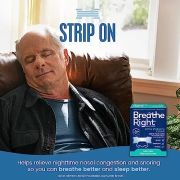 Breathe Right Extra Strength Nasal Strips for Snoring and Congestion Relief