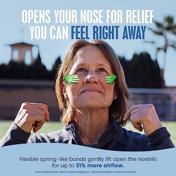 Breathe Right Extra Strength Nasal Strips for Snoring and Congestion Relief