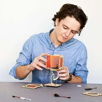 KiwiCo Levitating Lantern - Physics and Tensegrity Science Kit for Kids 9+