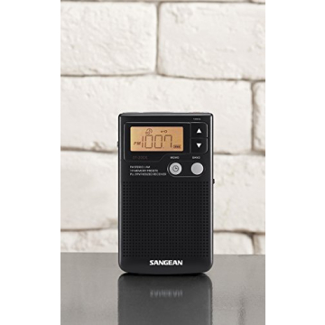 Sangean DT-200X Pocket Radio with AM/FM Bands and More