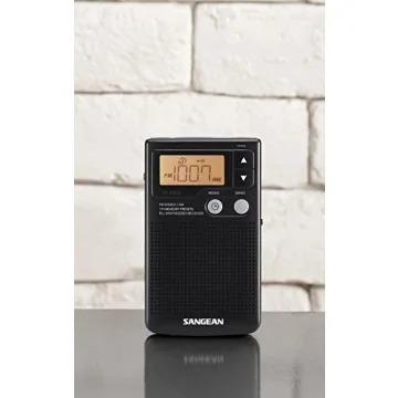 Sangean DT-200X Pocket Radio with AM/FM Bands and More