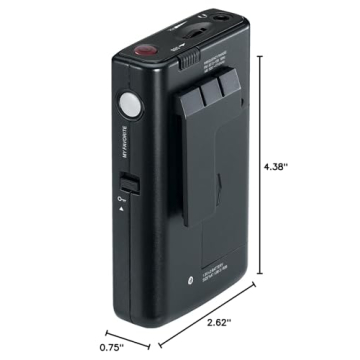 Sangean DT-200X Pocket Radio with AM/FM Bands and More