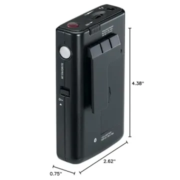 Sangean DT-200X Pocket Radio with AM/FM Bands and More