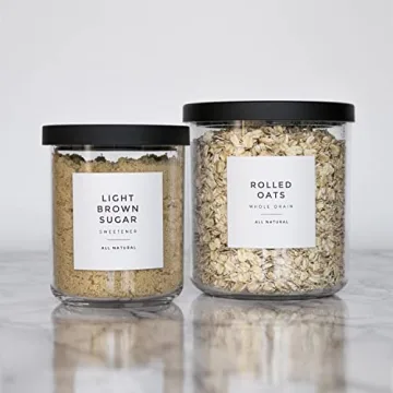 Waterproof Modern Pantry Labels for Kitchen Organization