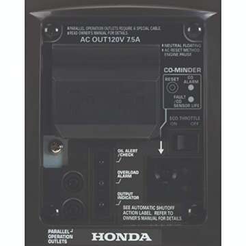Honda 663510 EU1000i 1000 Watt Portable Inverter Generator with Co-Minder