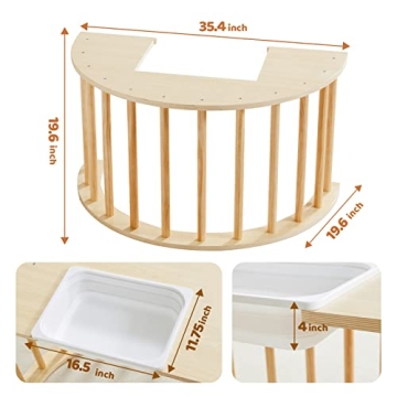 Beright 3 in 1 Climbing Arch Sensory Table for Kids