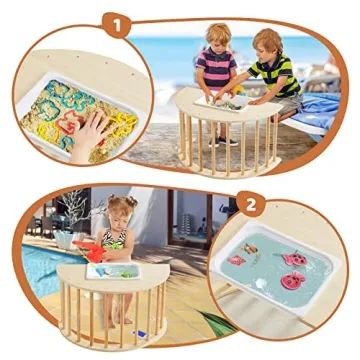 Beright 3 in 1 Climbing Arch Sensory Table for Kids